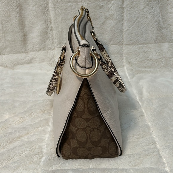 Coach F76642 Pebbled Leather Mia Satchel - Picture 2 of 8